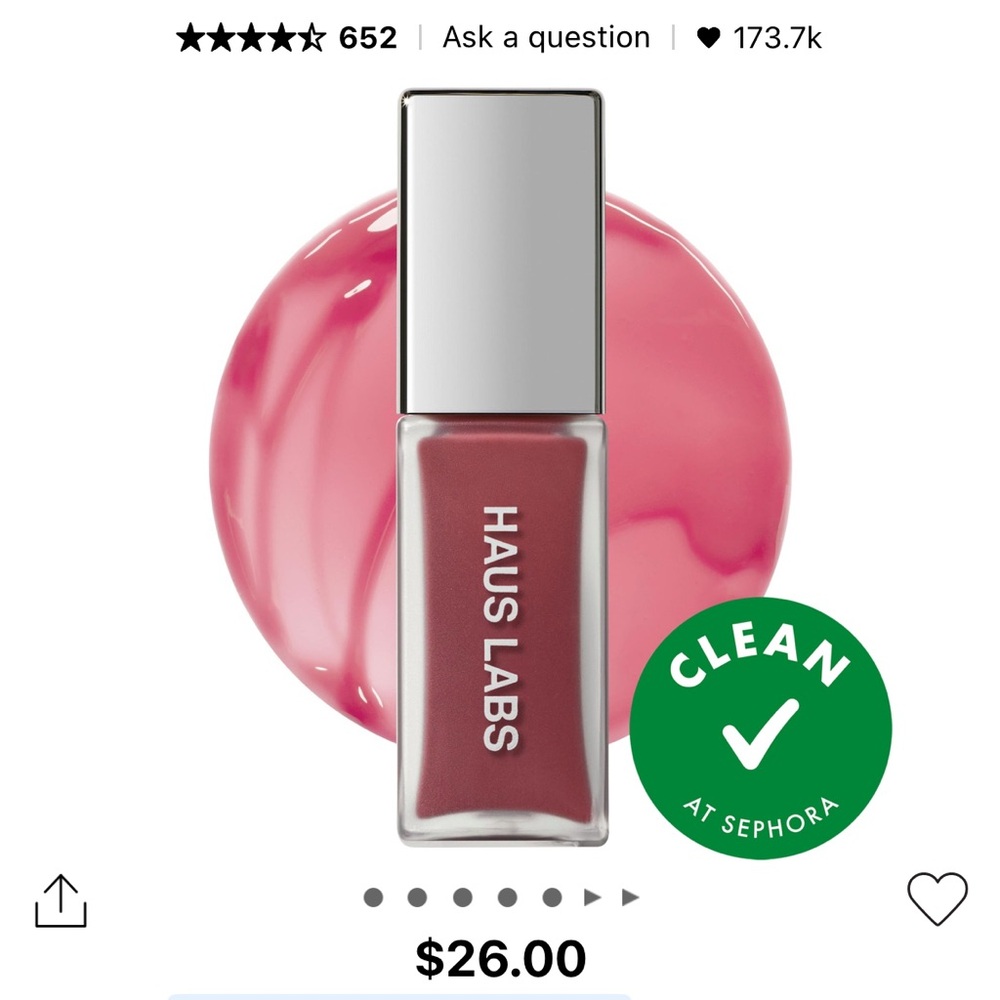 Haus labs PhD hybrid lip glaze
